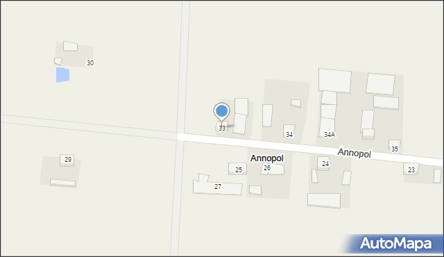 Annopol, Annopol, 33, mapa Annopol