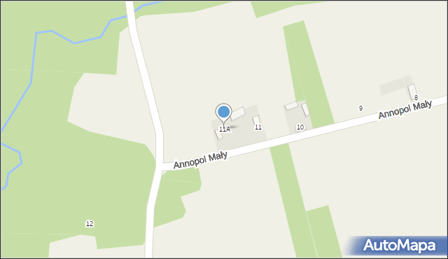 Annopol Mały, Annopol Mały, 11A, mapa Annopol Mały