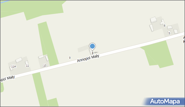 Annopol Mały, Annopol Mały, 8, mapa Annopol Mały