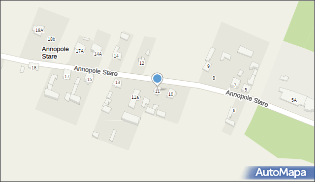 Annopole Stare, Annopole Stare, 11, mapa Annopole Stare