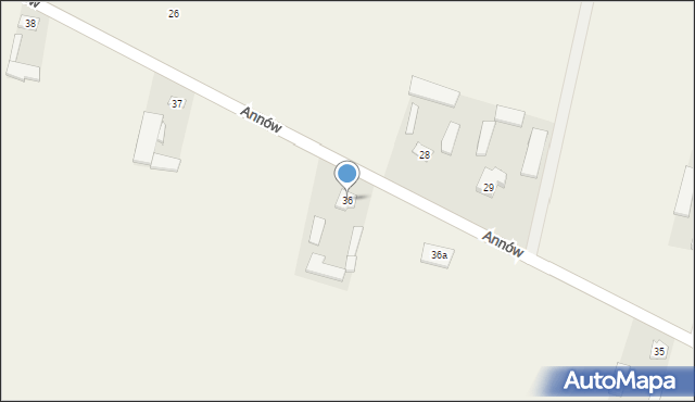 Annów, Annów, 36, mapa Annów
