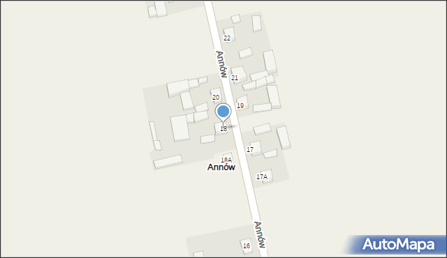 Annów, Annów, 18, mapa Annów