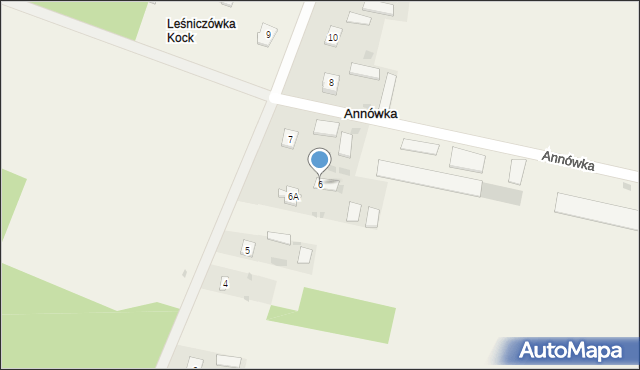 Annówka, Annówka, 6, mapa Annówka