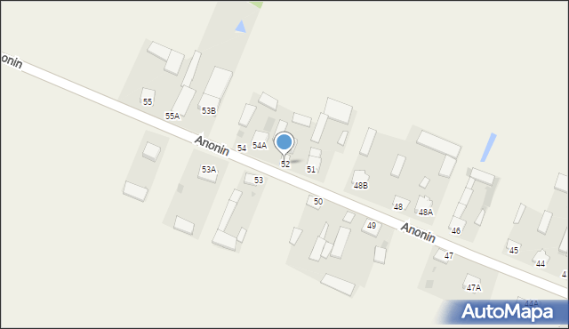 Anonin, Anonin, 52, mapa Anonin