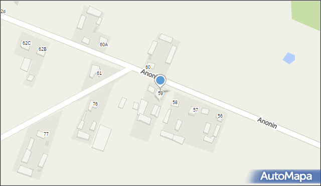 Anonin, Anonin, 59, mapa Anonin