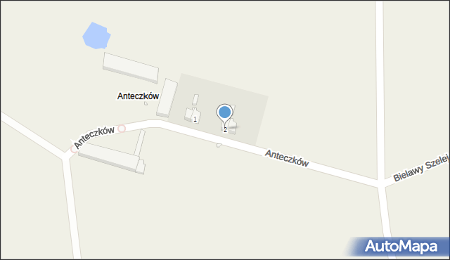 Anteczków, Anteczków, 2, mapa Anteczków