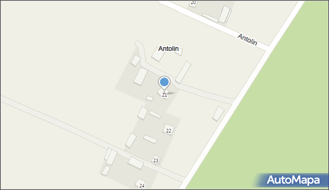 Antolin, Antolin, 21, mapa Antolin