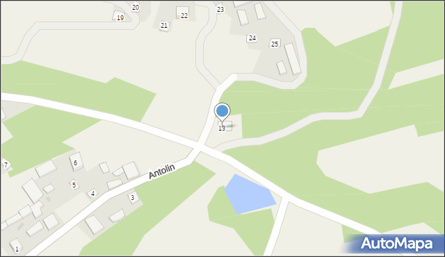 Antolin, Antolin, 13, mapa Antolin