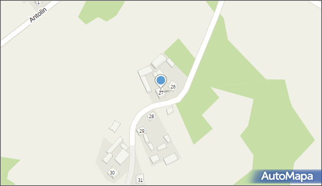 Antolin, Antolin, 27, mapa Antolin