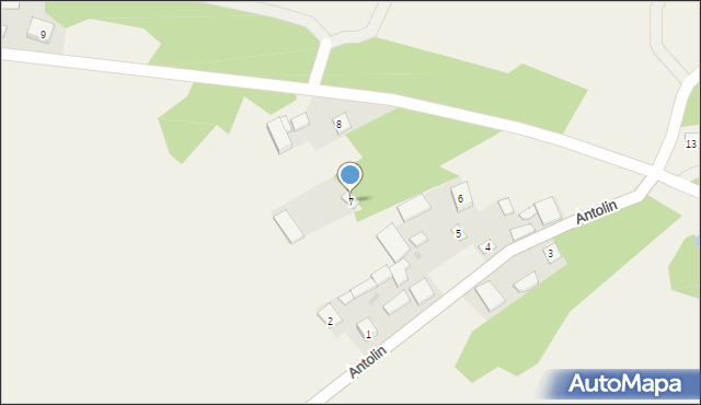Antolin, Antolin, 7, mapa Antolin