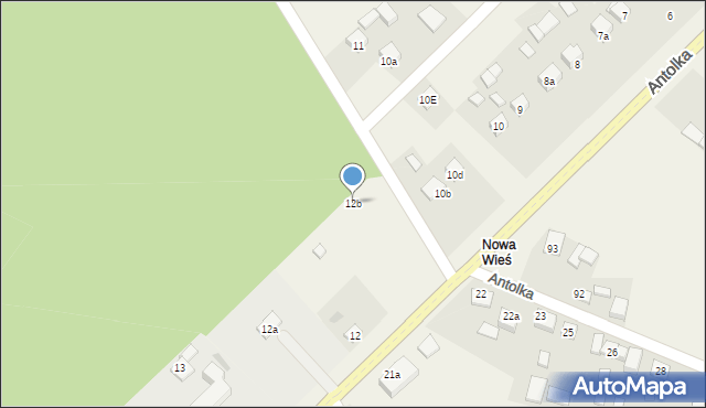 Antolka, Antolka, 12b, mapa Antolka