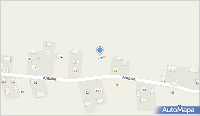 Antolka, Antolka, 72b, mapa Antolka