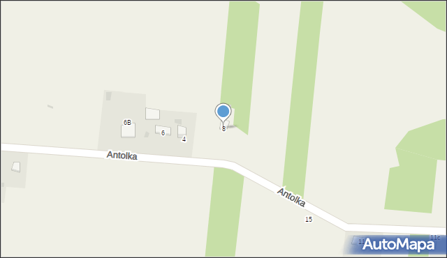 Antolka, Antolka, 8, mapa Antolka