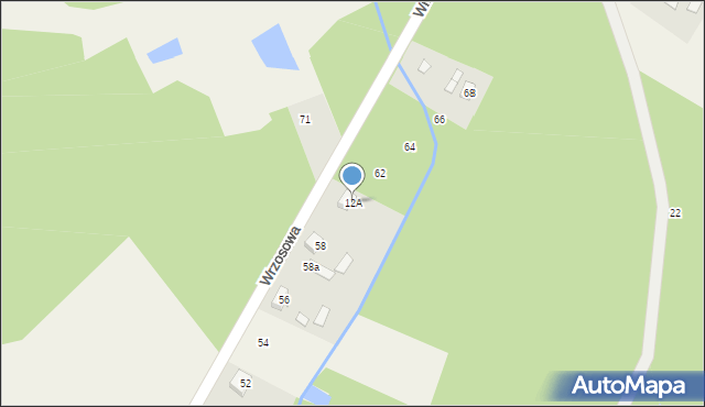 Antoniew, Antoniew, 12A, mapa Antoniew