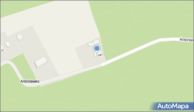 Antoniewko, Antoniewko, 1B, mapa Antoniewko