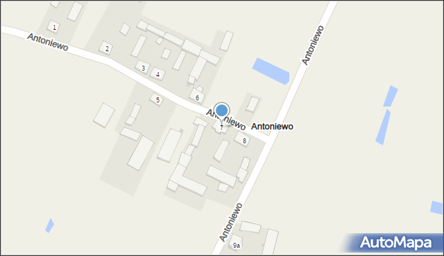 Antoniewo, Antoniewo, 7, mapa Antoniewo