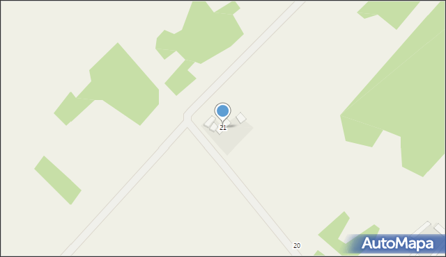 Antoniewo, Antoniewo, 21, mapa Antoniewo