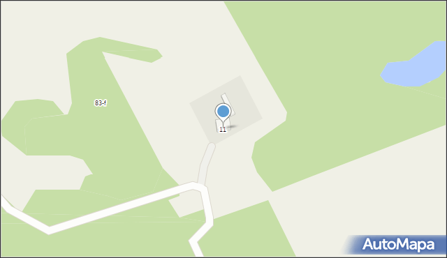 Antoniewo, Antoniewo, 11, mapa Antoniewo