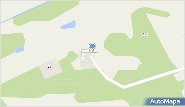 Antoniewo, Antoniewo, 12, mapa Antoniewo