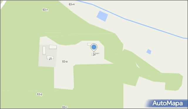 Antoniewo, Antoniewo, 14, mapa Antoniewo