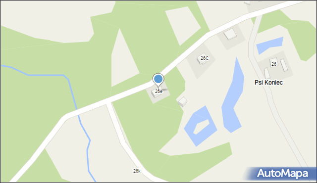 Antoniewo, Antoniewo, 26e, mapa Antoniewo