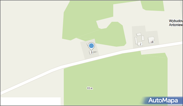 Antoniewo, Antoniewo, 3, mapa Antoniewo