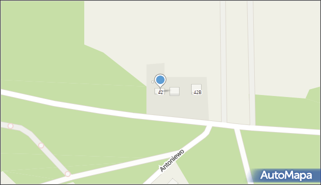 Antoniewo, Antoniewo, 42, mapa Antoniewo