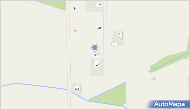 Antoninów, Antoninów, 34d, mapa Antoninów