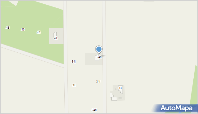 Antoninów, Antoninów, 34h, mapa Antoninów