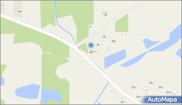 Antoninów, Antoninów, 40, mapa Antoninów