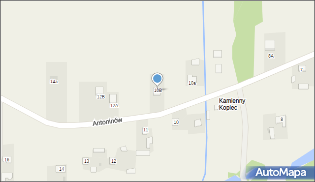 Antoninów, Antoninów, 10B, mapa Antoninów