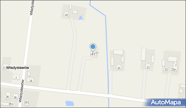 Antoninów, Antoninów, 19/1, mapa Antoninów