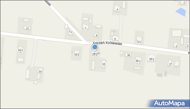 Antoninów, Antoninów, 35/1, mapa Antoninów