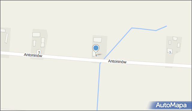 Antoninów, Antoninów, 4, mapa Antoninów