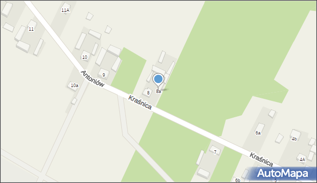 Antoniów, Antoniów, 8a, mapa Antoniów