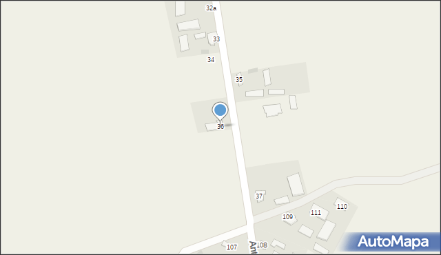 Antoniów, Antoniów, 36, mapa Antoniów