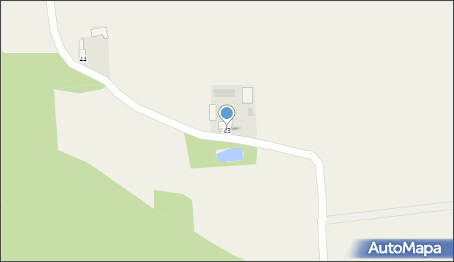 Antoniów, Antoniów, 43, mapa Antoniów