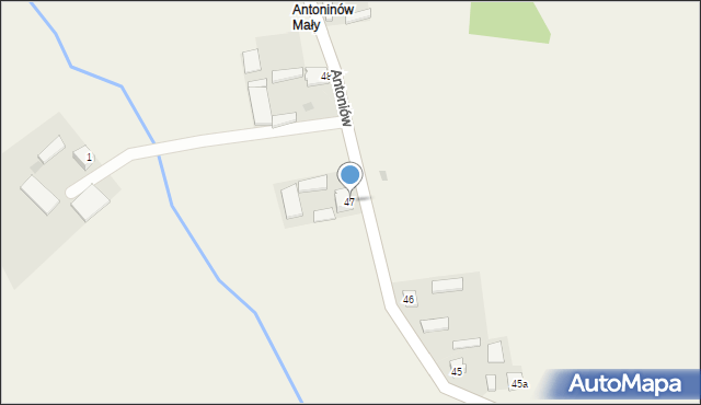 Antoniów, Antoniów, 47, mapa Antoniów