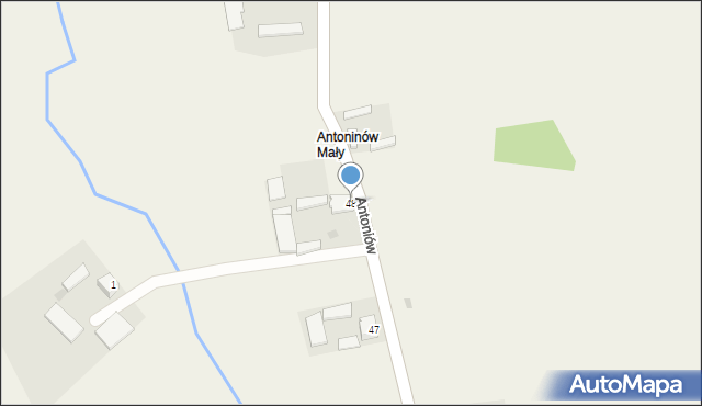 Antoniów, Antoniów, 48, mapa Antoniów