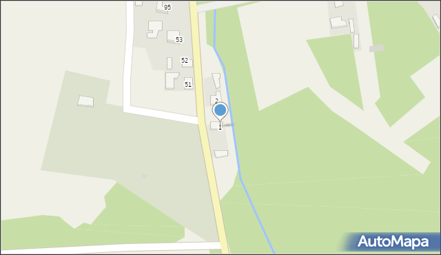 Antoniów, Antoniów, 1, mapa Antoniów