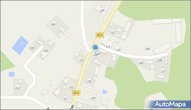 Antoniów, Antoniów, 105, mapa Antoniów