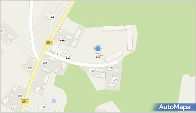 Antoniów, Antoniów, 109, mapa Antoniów