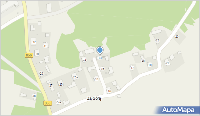 Antoniów, Antoniów, 13, mapa Antoniów