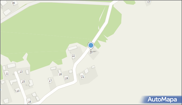 Antoniów, Antoniów, 20, mapa Antoniów