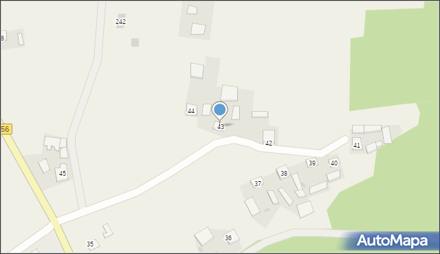 Antoniów, Antoniów, 43, mapa Antoniów