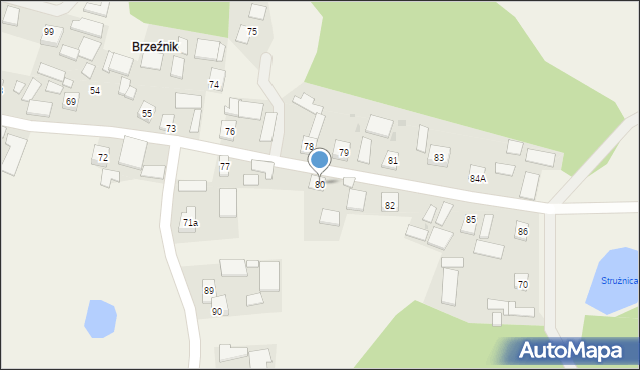 Antoniów, Antoniów, 80, mapa Antoniów