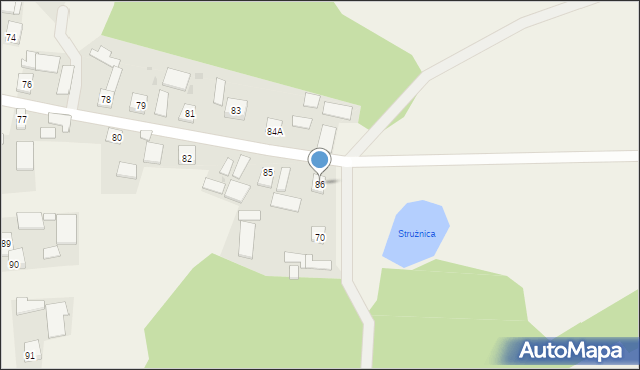 Antoniów, Antoniów, 86, mapa Antoniów