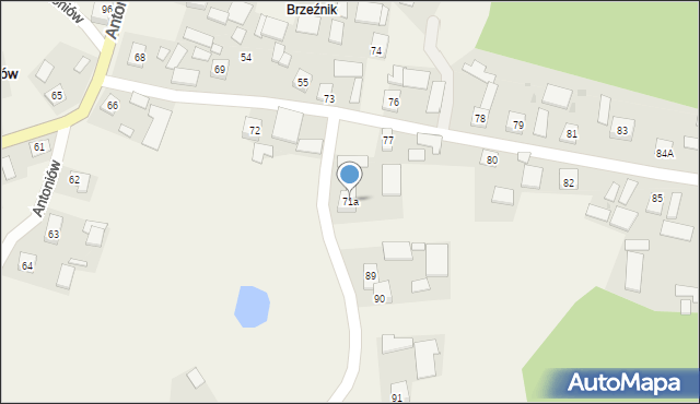 Antoniów, Antoniów, 88, mapa Antoniów