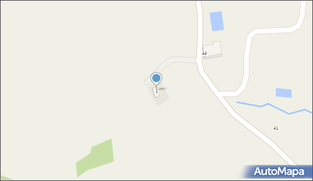 Antoniów, Antoniów, 1, mapa Antoniów