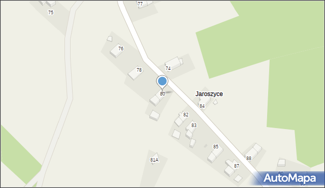 Antoniów, Antoniów, 80, mapa Antoniów